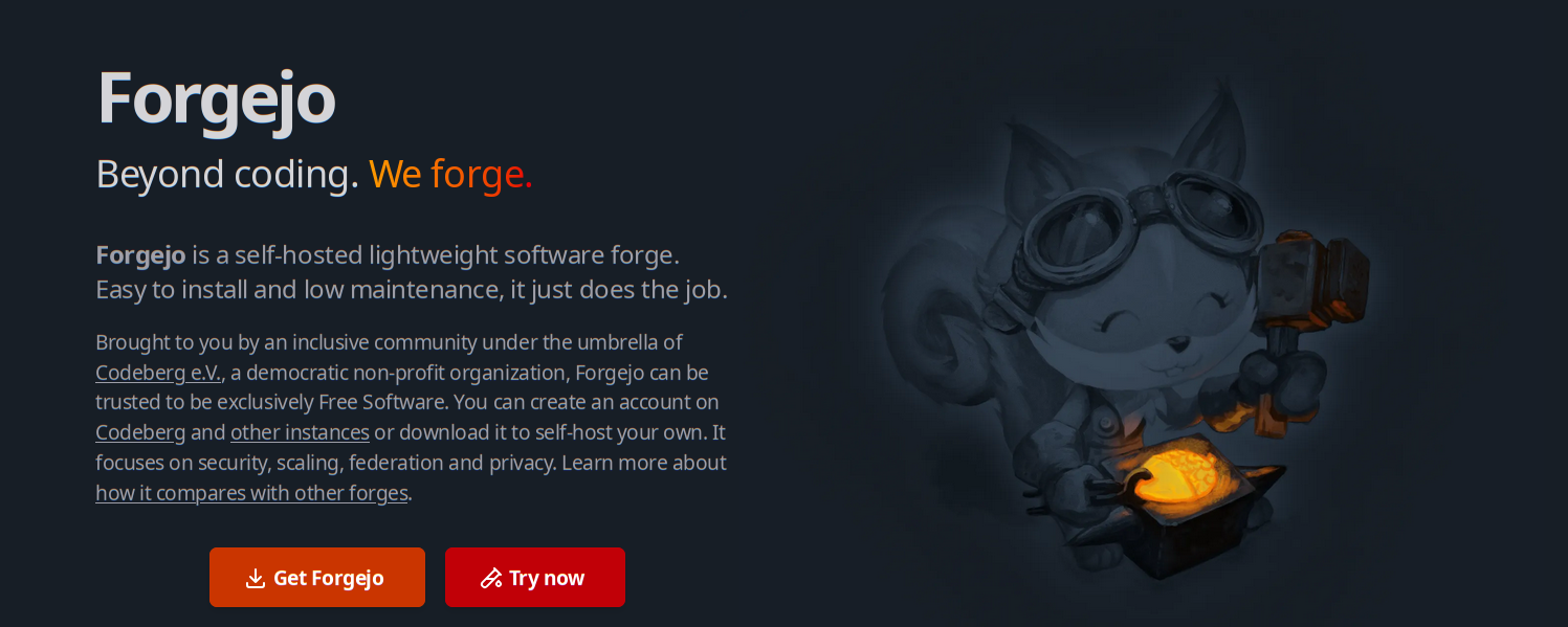 forgejo-frontpage