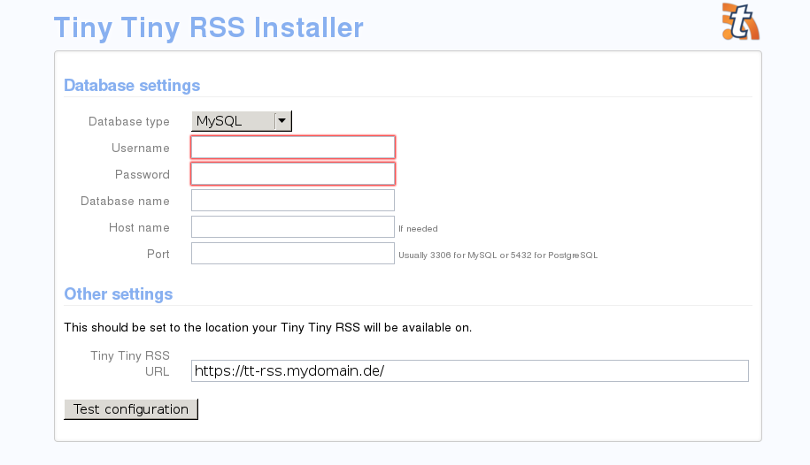 ttrss-installer